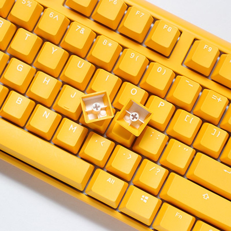 Ducky One 3 Yellow TKL Hot-Swap Wired RGB Mechanical Gaming Keyboard Cherry MX Switches Ducky One 3 Yellow TKL Hot-Swap Wired RGB Mechanical Gaming Keyboard Cherry MX Switches